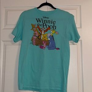Cyan Winnie The Pooh T-Shirt